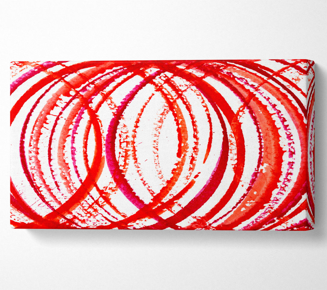  A Canvas Print of Red Time Tunnel Canvas Art