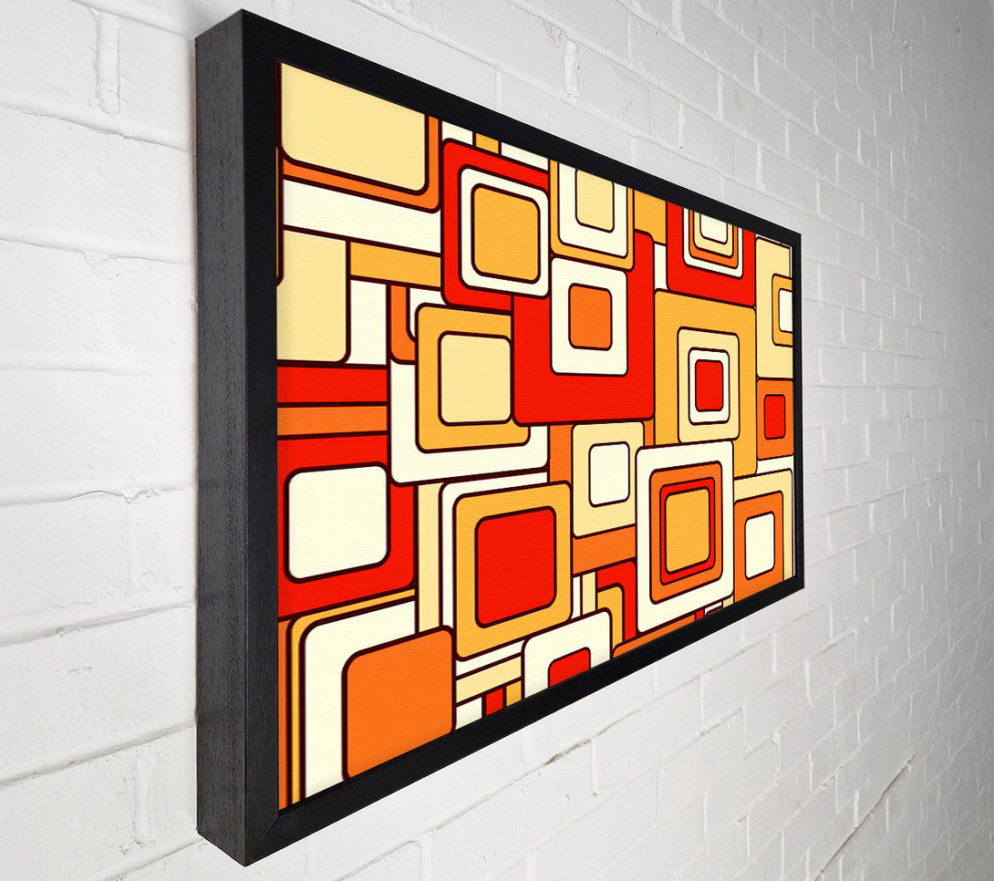  A Canvas Print of The Square Root Orange Canvas Wall Art