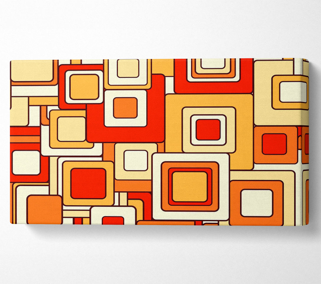  A Canvas Print of The Square Root Orange Canvas Wall Art