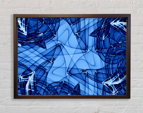 Blue Glass Framed Print