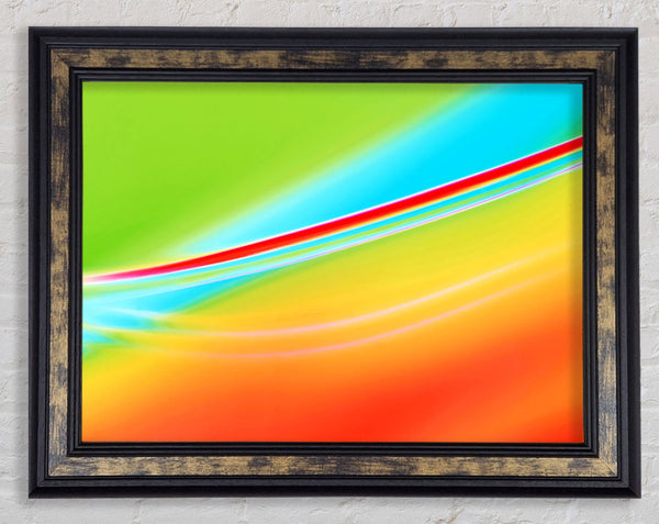 Pastel Intent Framed Print