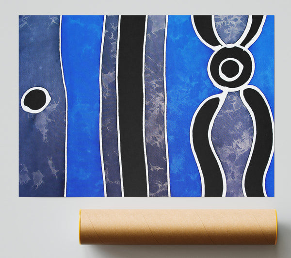 Tribal Greys Poster
