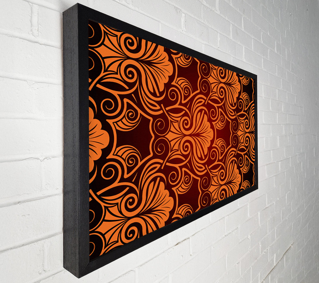  A Canvas Print of Symmetrical Reds Canvas Print