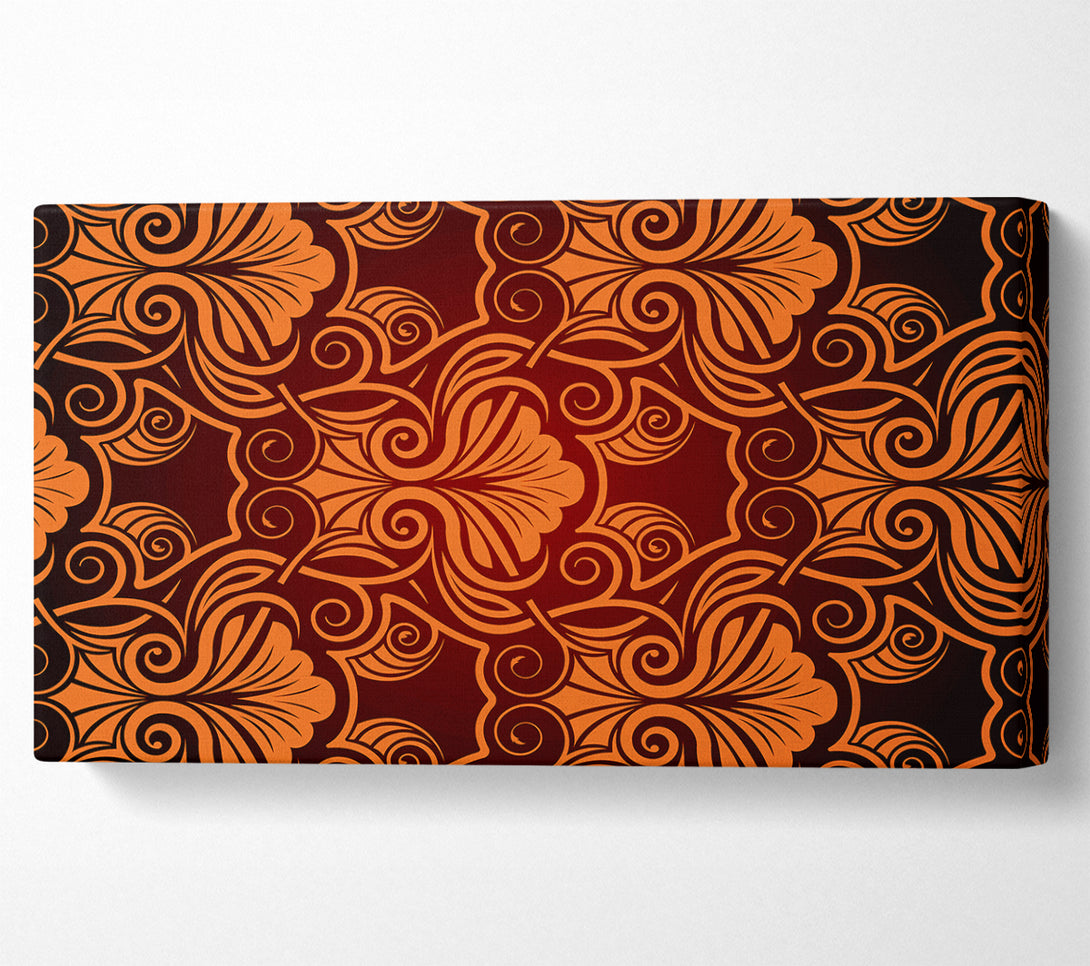  A Canvas Print of Symmetrical Reds Canvas Print