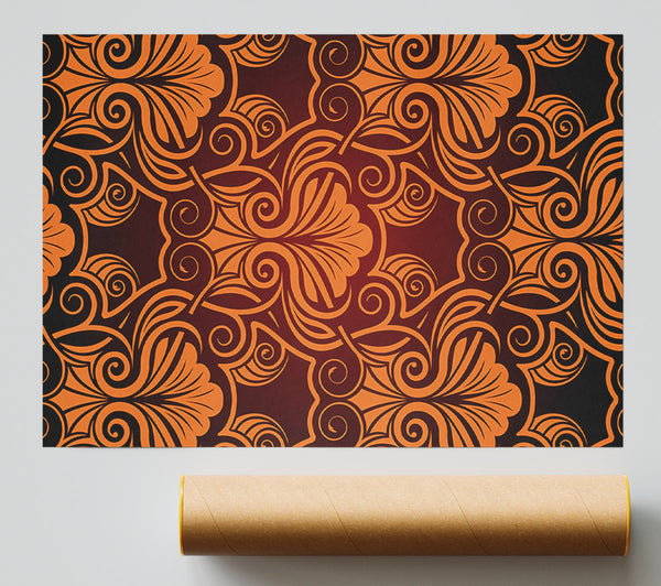 Symmetrical Reds Print