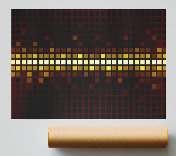 The Golden Line Print