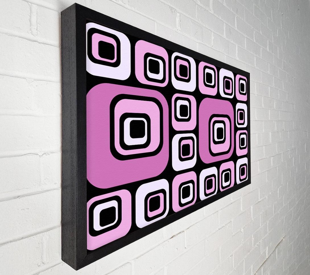  A Canvas Print of Squareness Of Pink Canvas Art