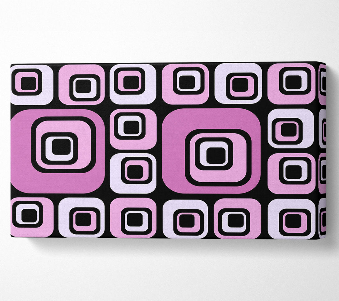  A Canvas Print of Squareness Of Pink Canvas Art
