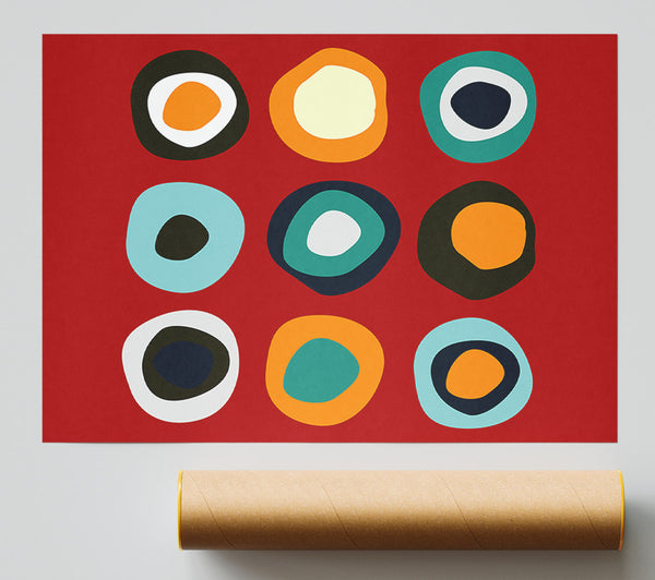 Circumference Of Colour Giclee Print