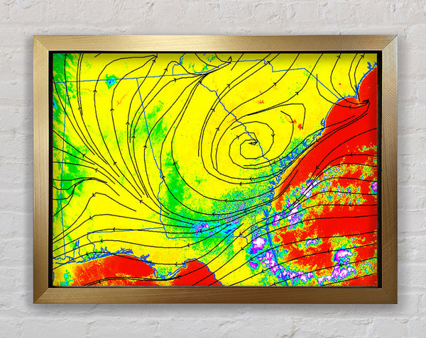 Leylines Framed Print
