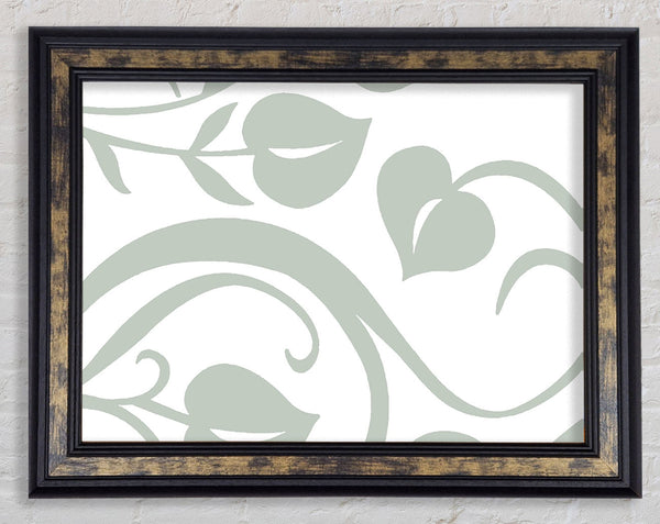 Embodiment Of Perfection Grey Framed Print