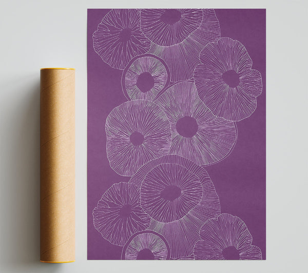Intertwine Purple Print