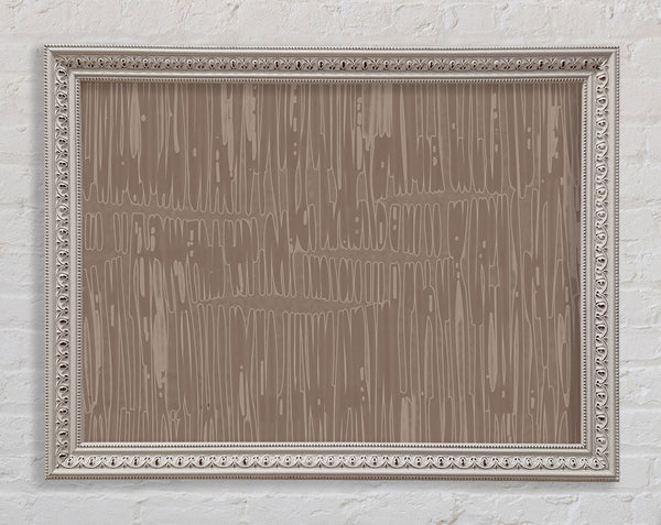 Just Colour Beige Framed Print