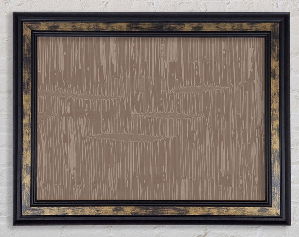 Just Colour Beige Framed Print
