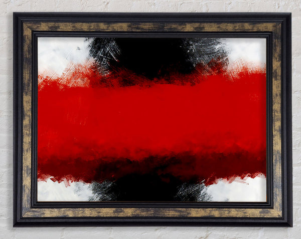 Time Laps Red Framed Print