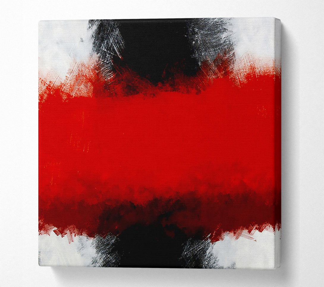  A Canvas Print of Time Laps Red Canvas Art