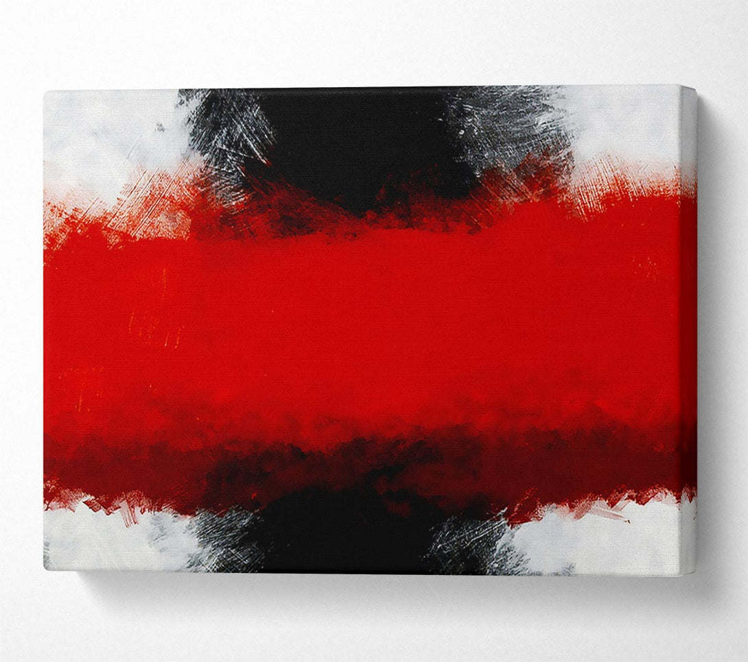  A Canvas Print of Time Laps Red Canvas Art