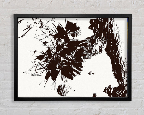 Retreat Brown Framed Print