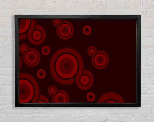 Red Fizz Framed Print