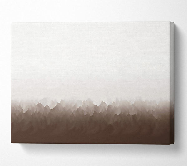  A Canvas Print of Abstract Ocean Beige On White Canvas Art