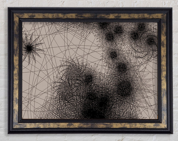 Web Of Time Framed Print