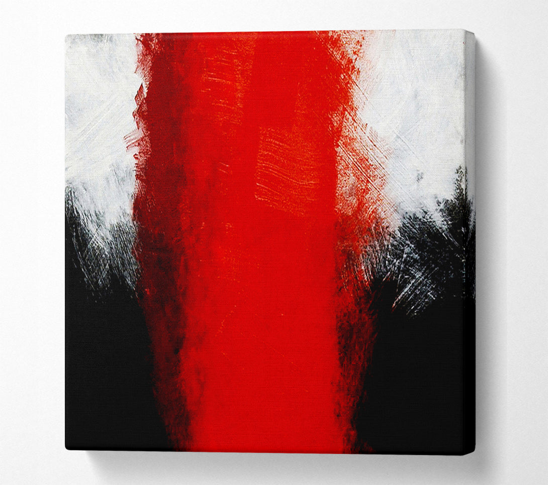  A Canvas Print of Whirlwind Red Canvas Art