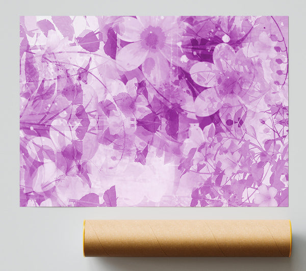 Paradise Lilac Poster