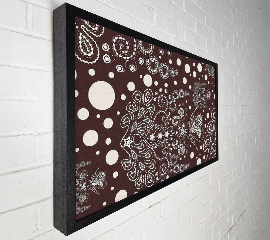  A Canvas Print of Bloom Explosion Beige Canvas Wall Art