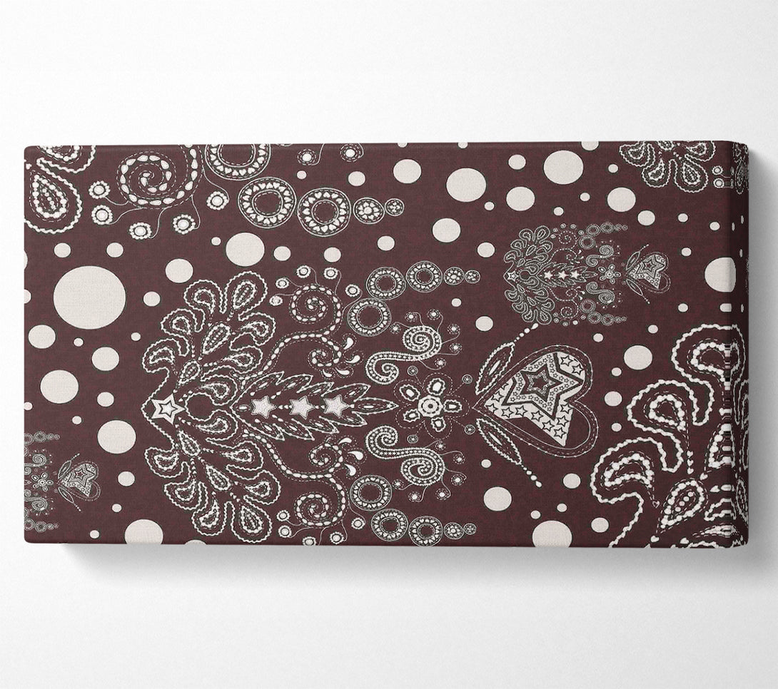  A Canvas Print of Bloom Explosion Beige Canvas Wall Art