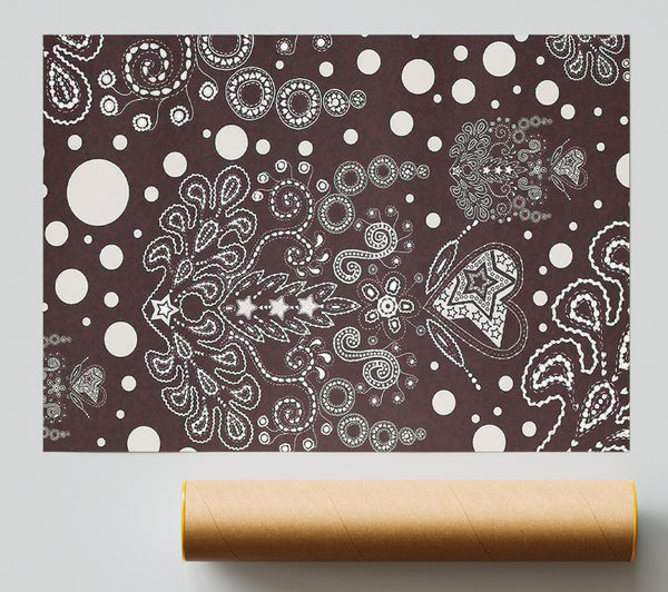 Bloom Explosion Beige Giclee Print