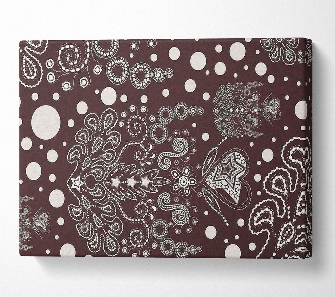  A Canvas Print of Bloom Explosion Beige Canvas Wall Art