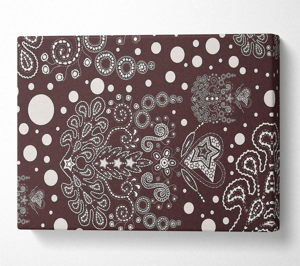  A Canvas Print of Bloom Explosion Beige Canvas Wall Art