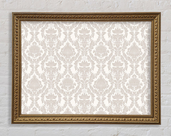 Flock Grey Framed Print