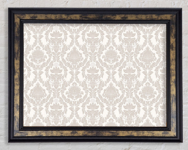 Flock Grey Framed Print
