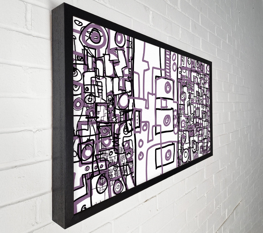  A Canvas Print of Perplexity Lilac Canvas Print