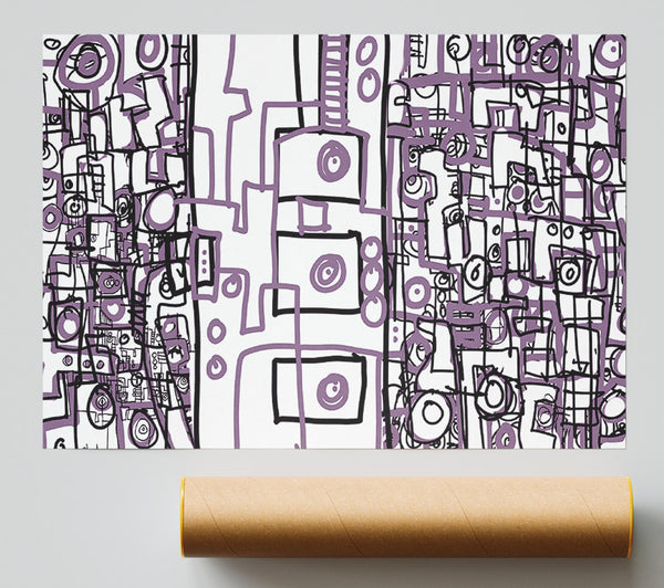 Perplexity Lilac Poster