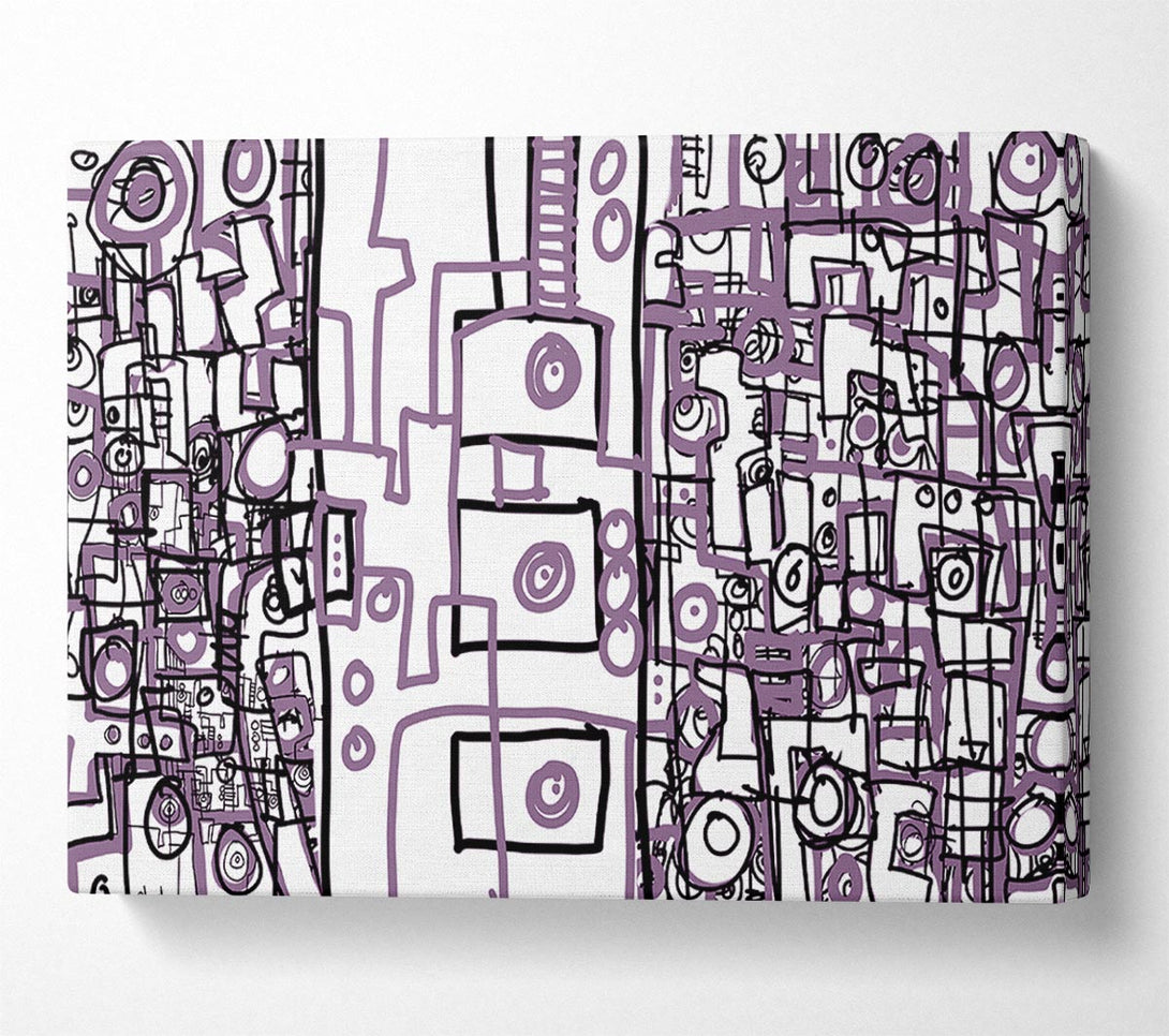  A Canvas Print of Perplexity Lilac Canvas Print