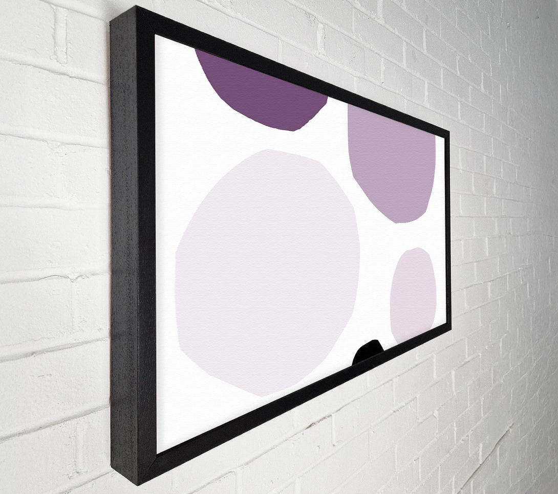 A Canvas Print of Ending In Itself Lilac Canvas Art