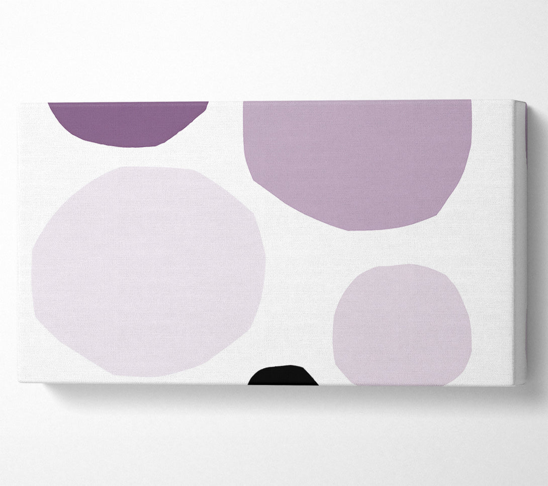  A Canvas Print of Ending In Itself Lilac Canvas Art