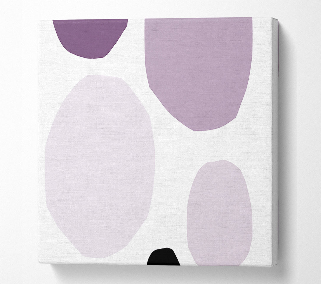  A Canvas Print of Ending In Itself Lilac Canvas Art