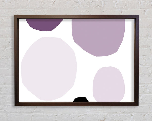 Ending In Itself Lilac Framed Print