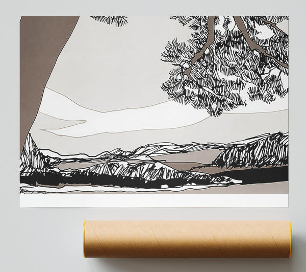 Caramel Waves Giclee Print