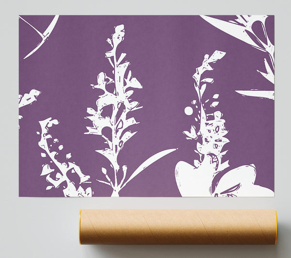 Freshness Of Beauty Lilac Poster