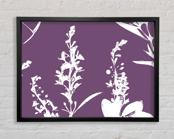Freshness Of Beauty Lilac Framed Print