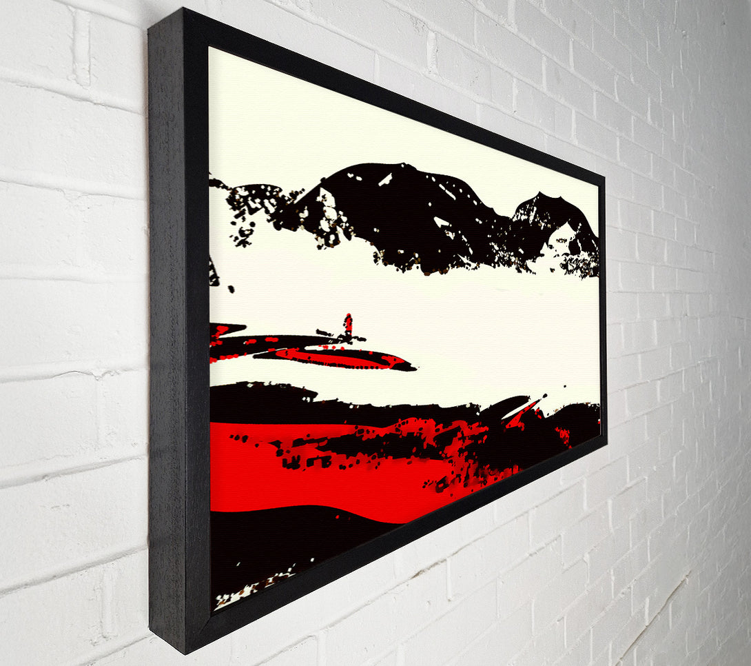  A Canvas Print of Red River Rising Canvas Print