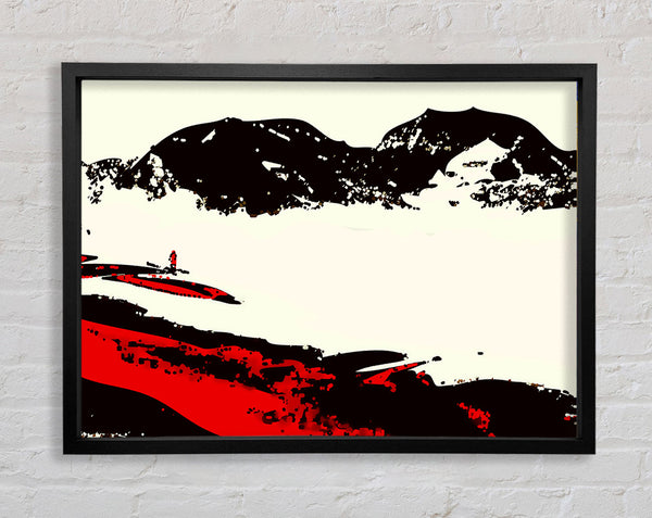 Red River Rising Framed Print