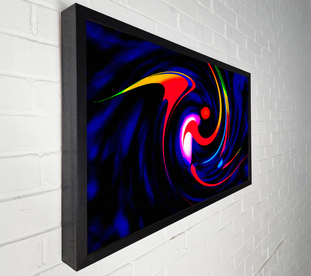  A Canvas Print of Dancing Colours Canvas Wall Art