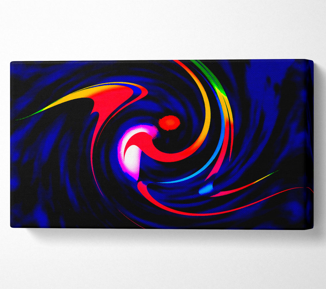  A Canvas Print of Dancing Colours Canvas Wall Art