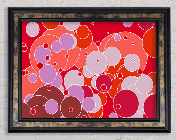 Bubble Fizz Framed Print