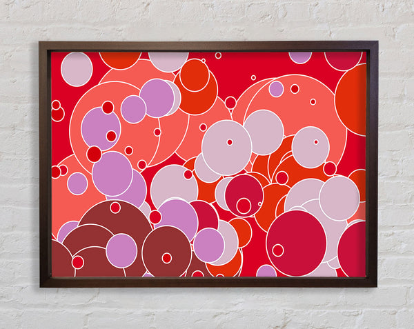 Bubble Fizz Framed Print
